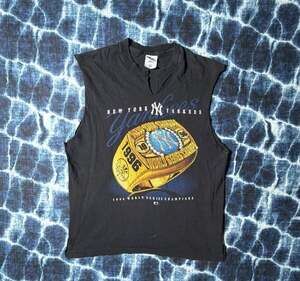 Vintage 1996 New York Yankees World Series Champions Muscle Tank Top